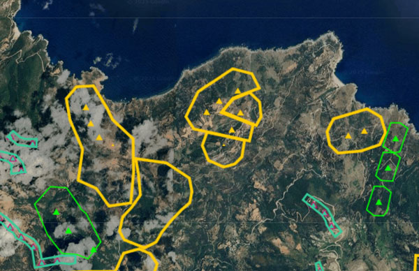 Χάρτης ΑΚΤΑΙΟ-ΦΙΛΑΓΡΑ Εύβοιας-ΚΑΤΑΝΟΜΗ-ΑΝΕΜΟΓΕΝΝΗΤΡΙΩΝ