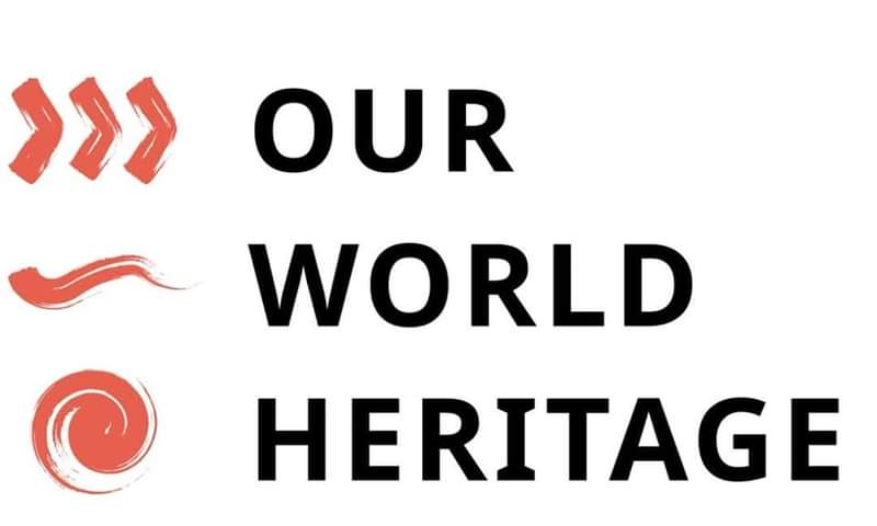 our world heritage logo